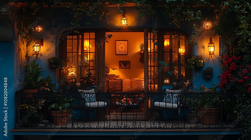 Sophisticated outdoor lounge stylish seating relaxing ambient lighting design picture Sophisticated outdoor lounge stylish seating relaxing ambient lighting design picture