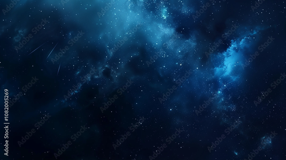 Naklejka premium starry night sky