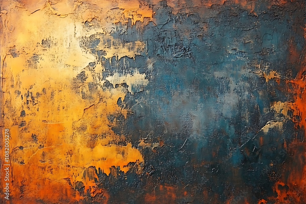 Obraz premium Abstract Rustic Texture with Warm Tones and Weathered Surface