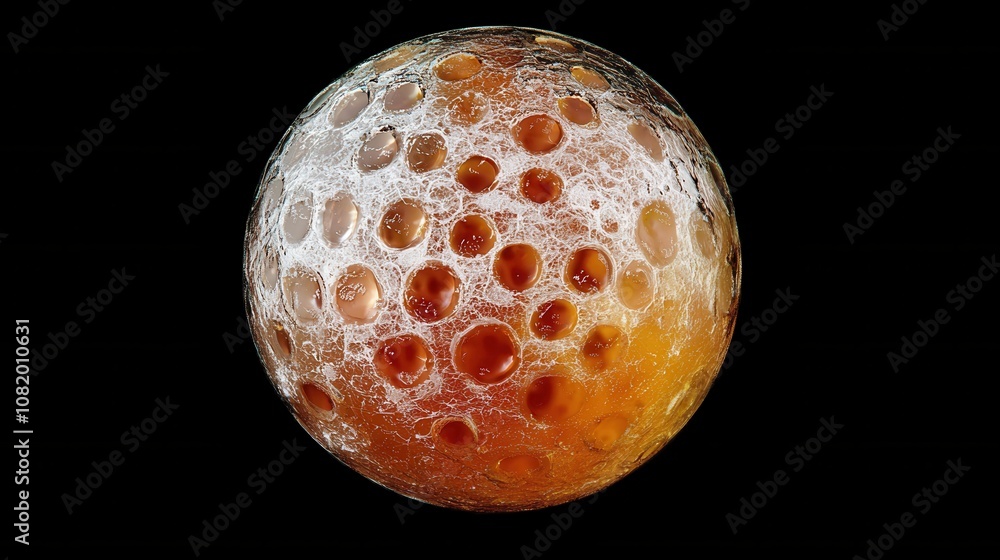 Abstract Texture of a Colorful Bubble Sphere Abstract Texture of a Colorful Bubble Sphere