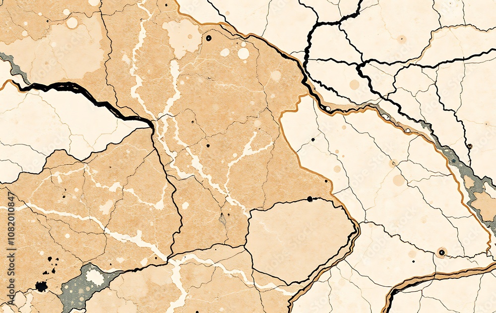 Abstract Cracked Texture Background, Abstract Cracked Texture Background,