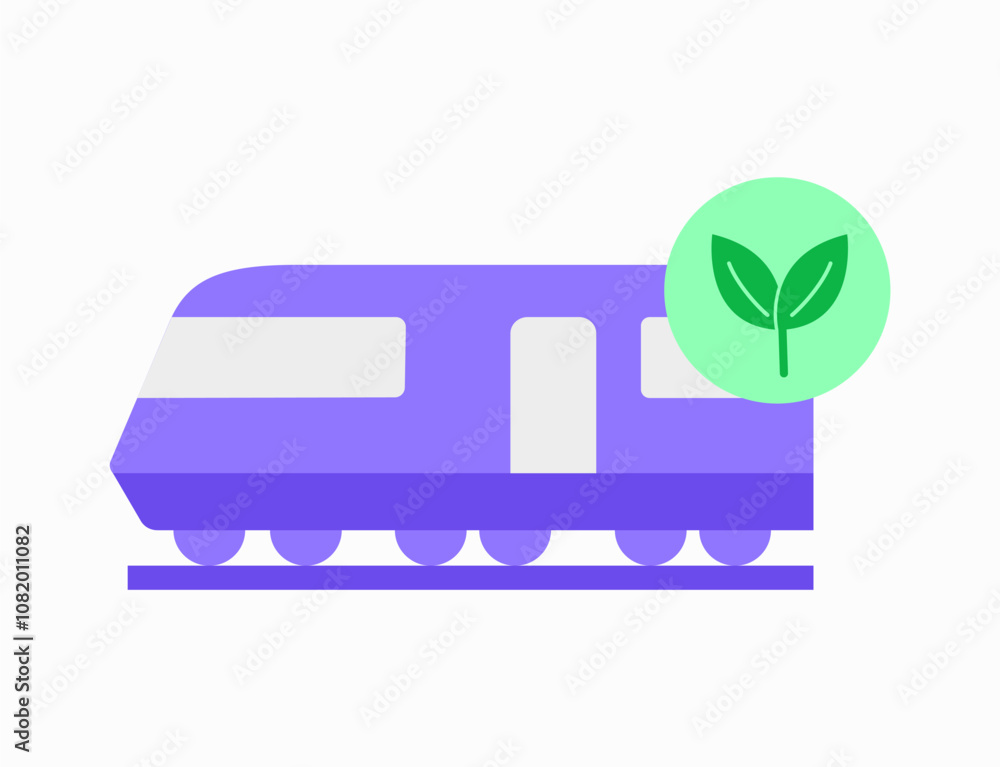 Sustainable Commuting illustration. Sustainable workplace icon illustration. Sustainable Transportation Vehicle Icon. Sustainable Commuting illustration. Sustainable workplace icon illustration. Sustainable Transportation Vehicle Icon.