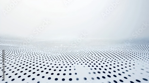 Wallpaper Mural A minimalist background with dotted lines and abstract shapes, suitable for tech themes. Torontodigital.ca