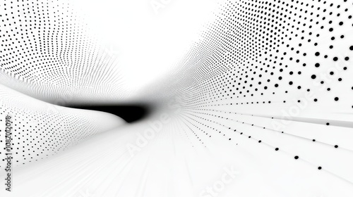 A minimalist background with dotted lines and abstract shapes, suitable for tech themes.