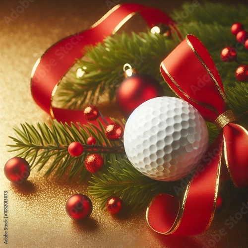 fêtes de Noël au golf photo