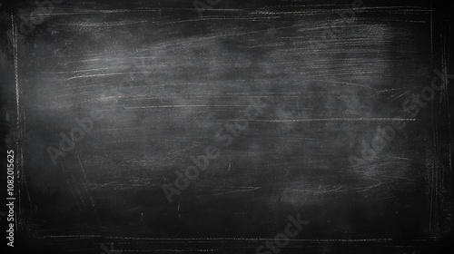 Chalkboard Textured Background with Faint Chalk Smudges and Eraser Marks Suitable for Educational or DIY Themed Product Presentations