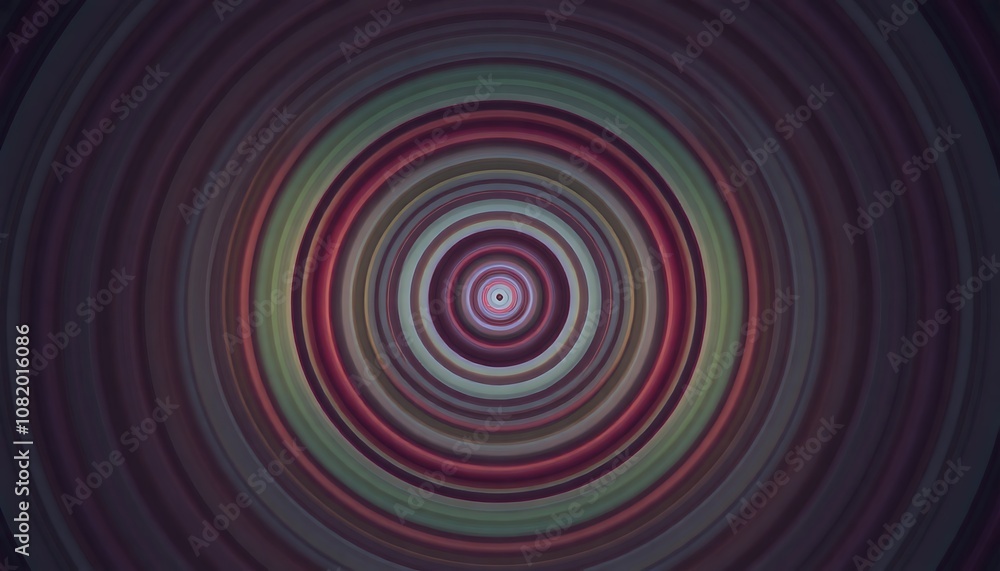 Abstract Background with Concentric Circles, Abstract Background with Concentric Circles,
