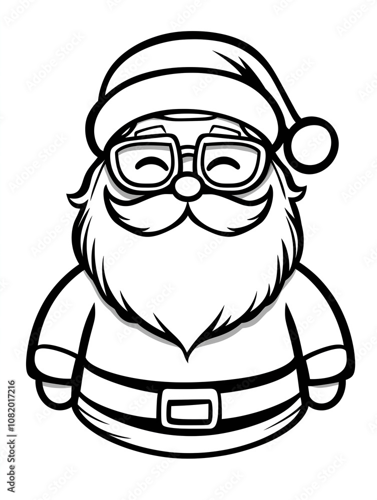 Fototapeta premium santa claus cartoon