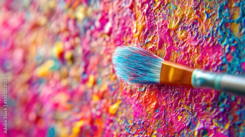 Fototapeta premium brush and paint