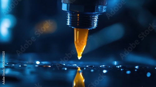 Nozzle of a glue gun releasing adhesion