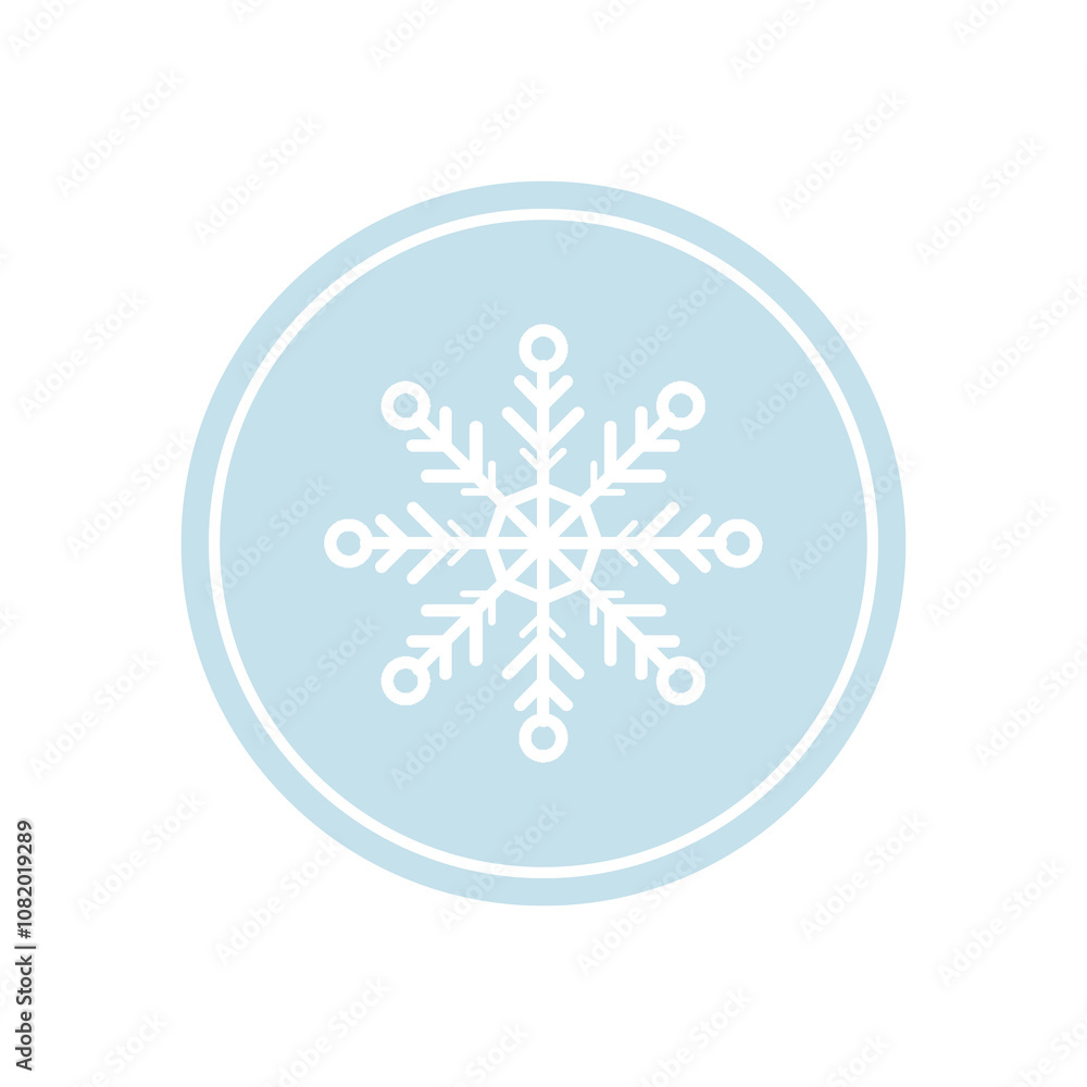 Illustration of a snow icon Illustration of a snow icon