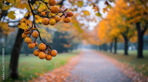 Fresh oranges hang from tree branches, ready to be picked