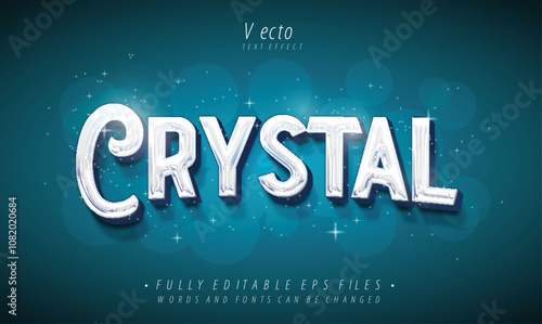 Wallpaper Mural crystal text effect editable eps cc Torontodigital.ca