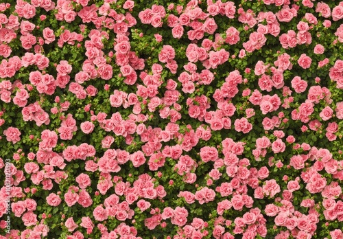 Pink Roses Floral Pattern for Background and Textures