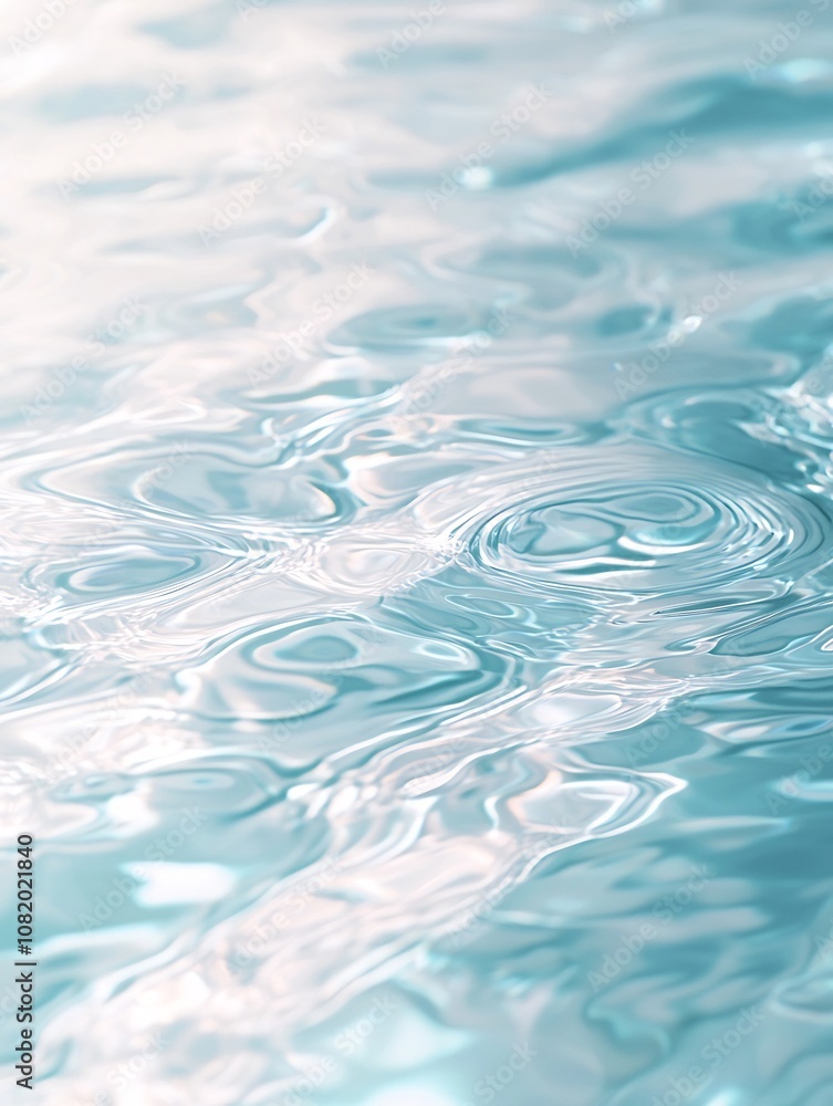 Tranquil Reflective Water Surface with Gentle Light Ripples Serene Spa or Wellness Background Tranquil Reflective Water Surface with Gentle Light Ripples Serene Spa or Wellness Background