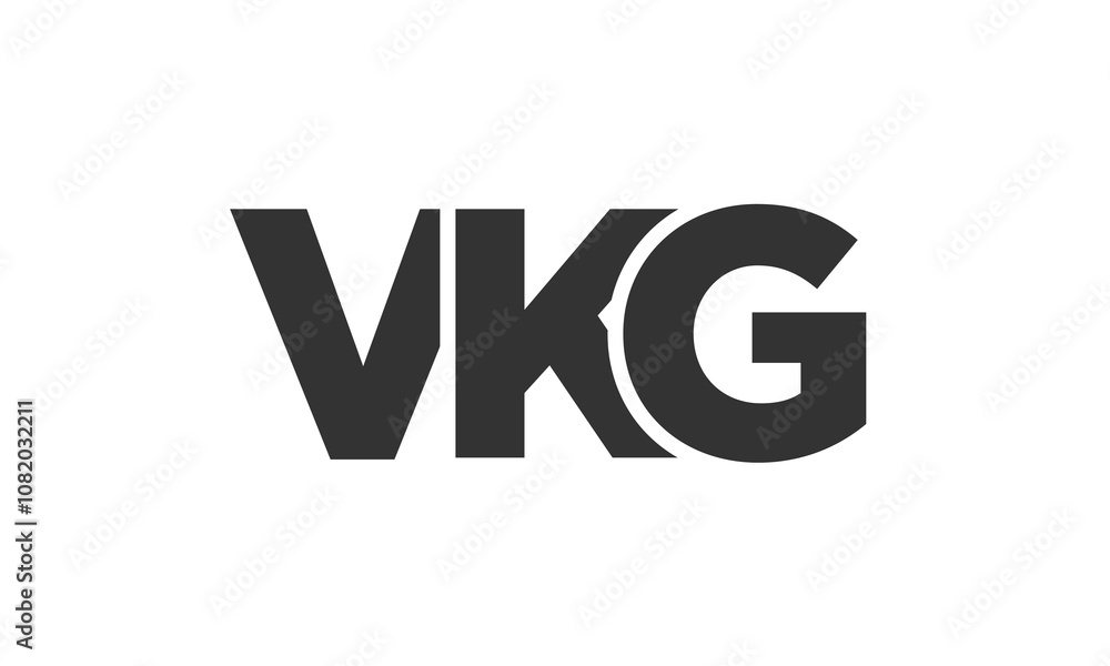VKG logo design template with strong and modern bold text. Initial based vector logotype featuring simple and minimal typography. Trendy company identity. VKG logo design template with strong and modern bold text. Initial based vector logotype featuring simple and minimal typography. Trendy company identity.
