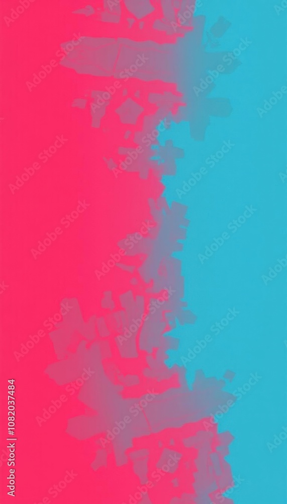 Obraz premium the colors hot pink and cyan