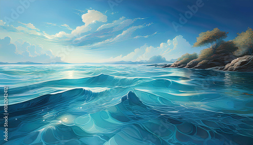 Beautiful Background of water.