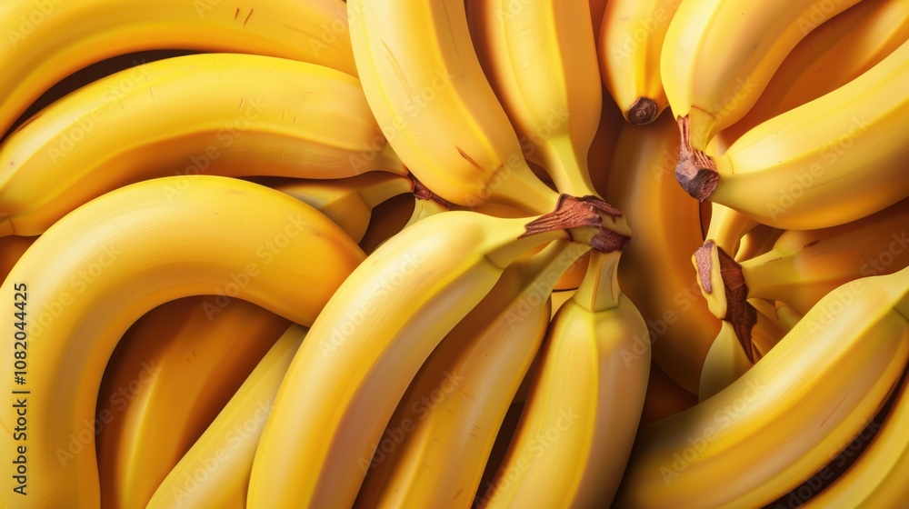 A shot of a bunch of bananas up close A shot of a bunch of bananas up close