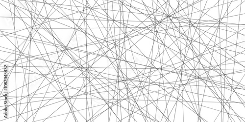 Abstract elegant background black line texture. . Creative and geometric shape with luxury pattern and paper texture design.  Black and white abstract random chaotic liens with business banner design 