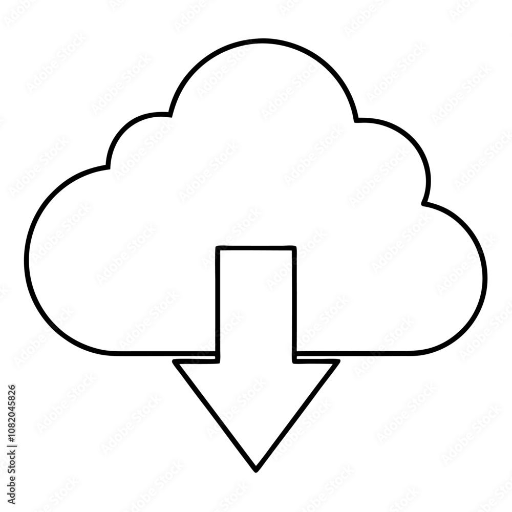 download icon technology white bacegrount. download icon technology white bacegrount.