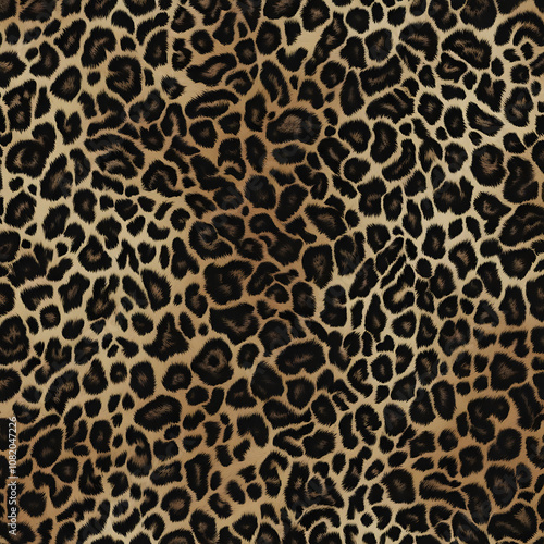 leopard, fluffy wool texture, beautiful pattern, wild animal fur