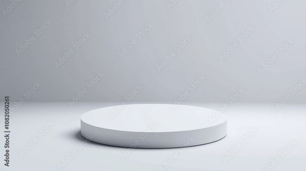 Minimalist White Podium for Display Purposes Minimalist White Podium for Display Purposes
