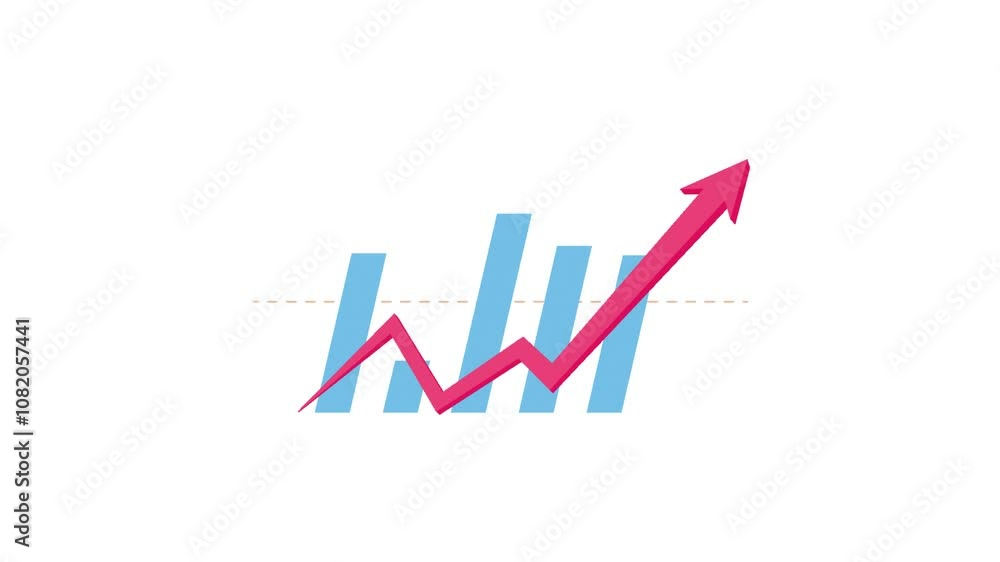 business growth icon. growing business icon. Animation of stick figure. business target growth animation. business growth icon. growing business icon. Animation of stick figure. business target growth animation.