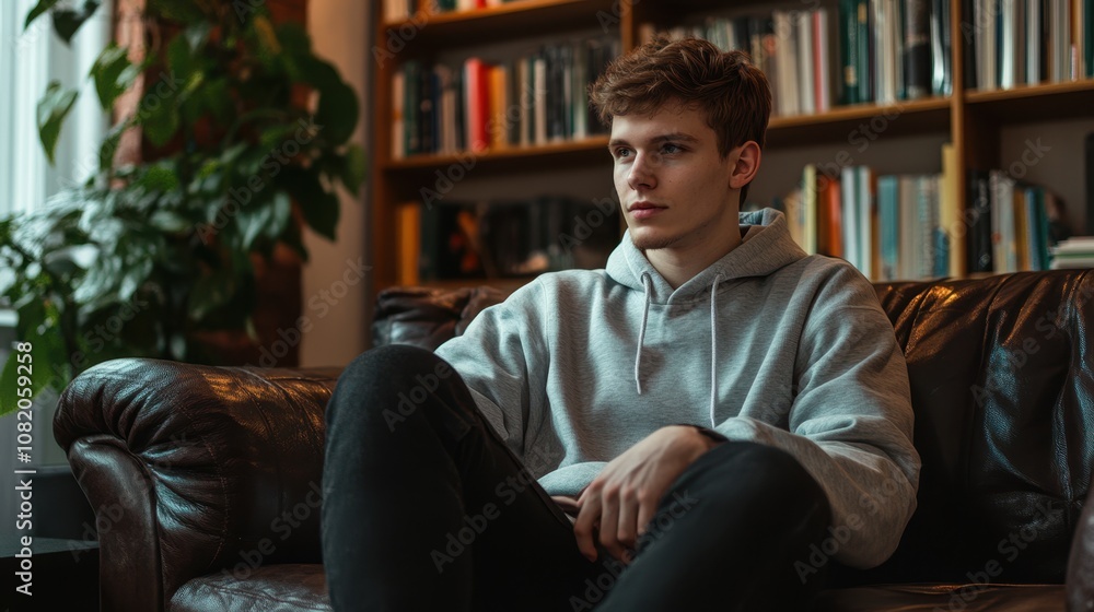 The Young Man on Sofa The Young Man on Sofa
