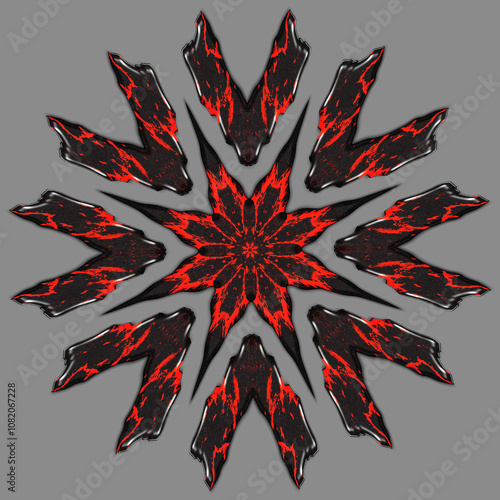 3D Abstract colorful creative background