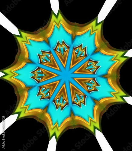 3D Abstract colorful creative background