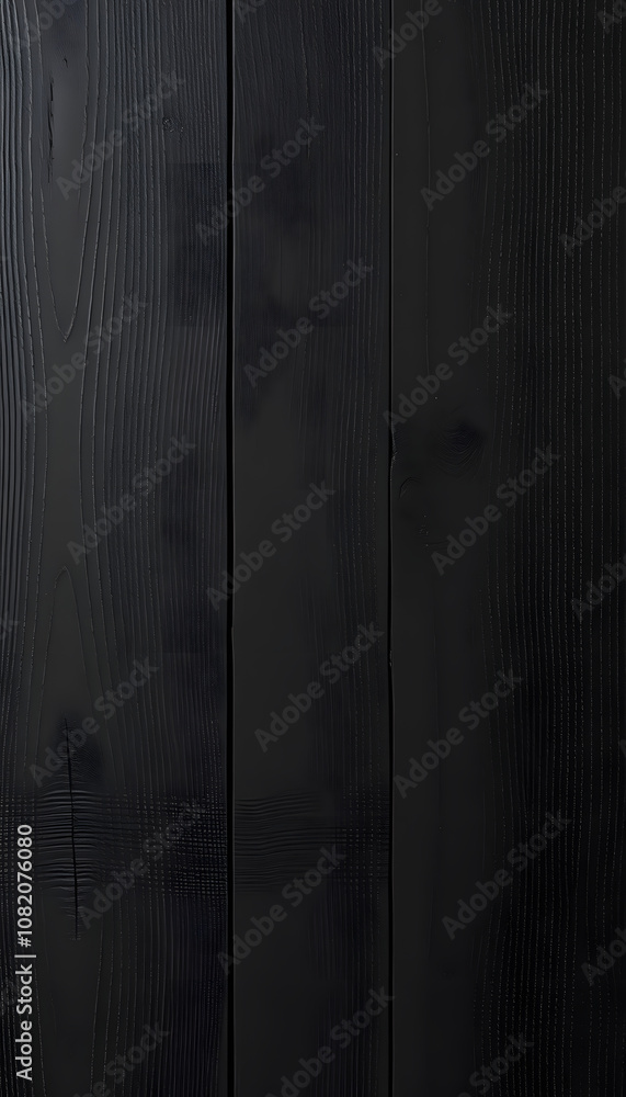 Obraz premium Black patterned wood background, detailed