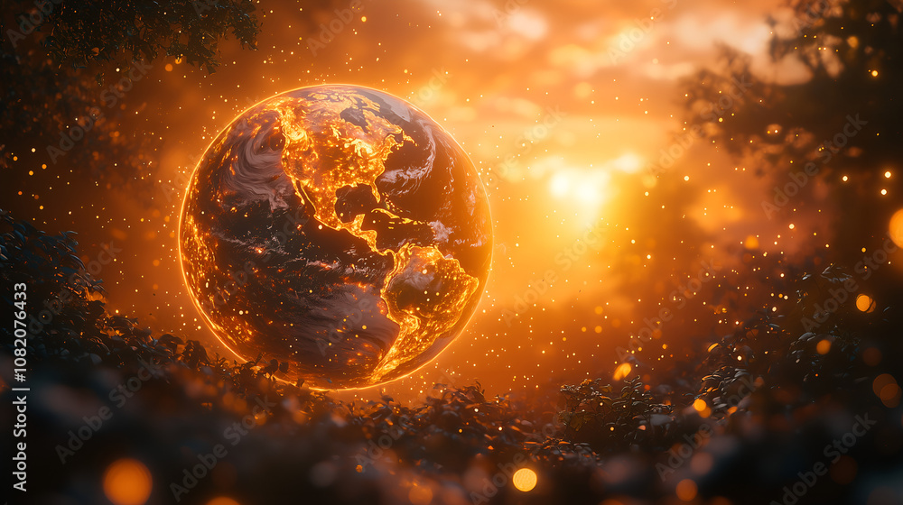 planet in space