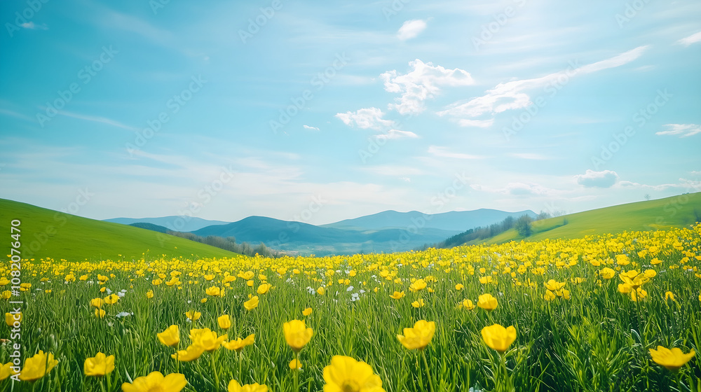field of yellow flowers