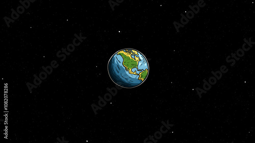 Obraz na płótnie earth in space w salonie