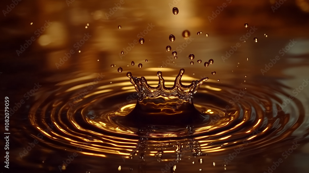 water drop splash