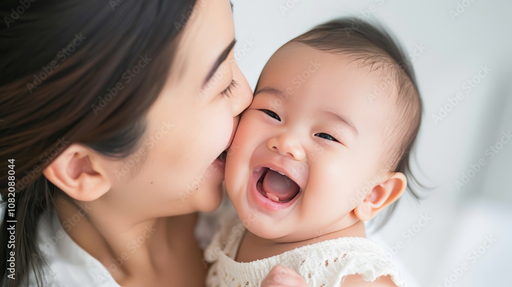 Pure Bliss: Asian Mother and Baby Boy Sharing Unforgettable Moments of Happiness and Love Pure Bliss: Asian Mother and Baby Boy Sharing Unforgettable Moments of Happiness and Love