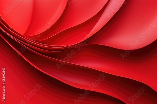 A close-up shot of a vibrant red abstract background, ideal for use in designs and projects that require a bold color scheme photo