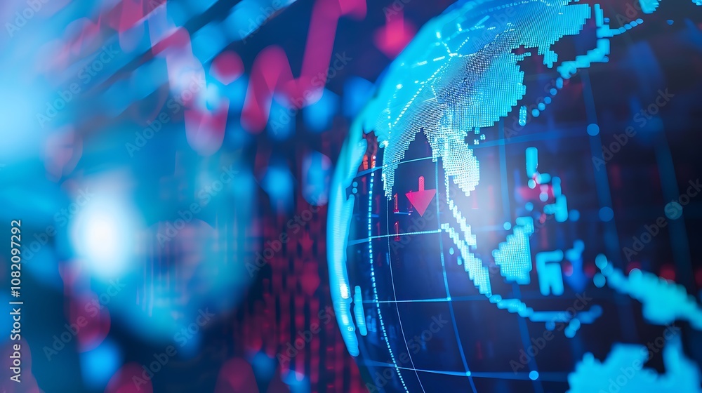 A close-up of a globe with arrows pointing to various countries, symbolizing international business. A close-up of a globe with arrows pointing to various countries, symbolizing international business.