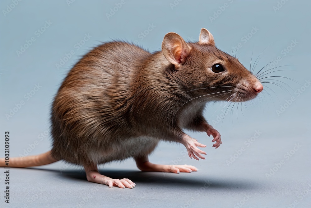 Isolated Shot of a Brown Rat on a Transparent Background Isolated Shot of a Brown Rat on a Transparent Background