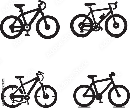 silhouette of bicycle