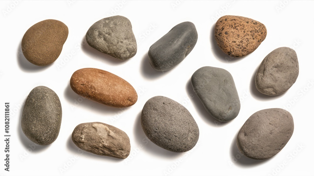 Collection of Smooth River Rocks Collection of Smooth River Rocks