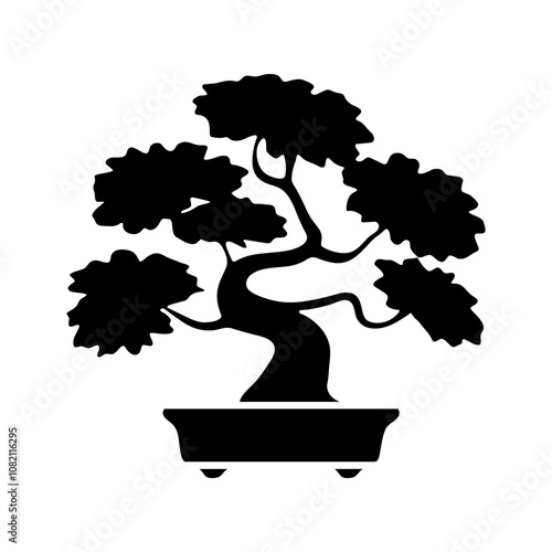 bonsai vector icon