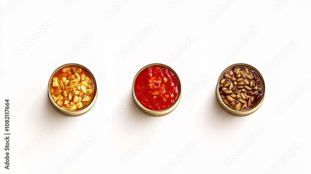 Isolated objects on a white background. canned food. Ultra realistic. Photorealistic hypermaximalist advertising photography hyper realistic fine detail Isolated objects on a white background. canned food. Ultra realistic. Photorealistic hypermaximalist advertising photography hyper realistic fine detail