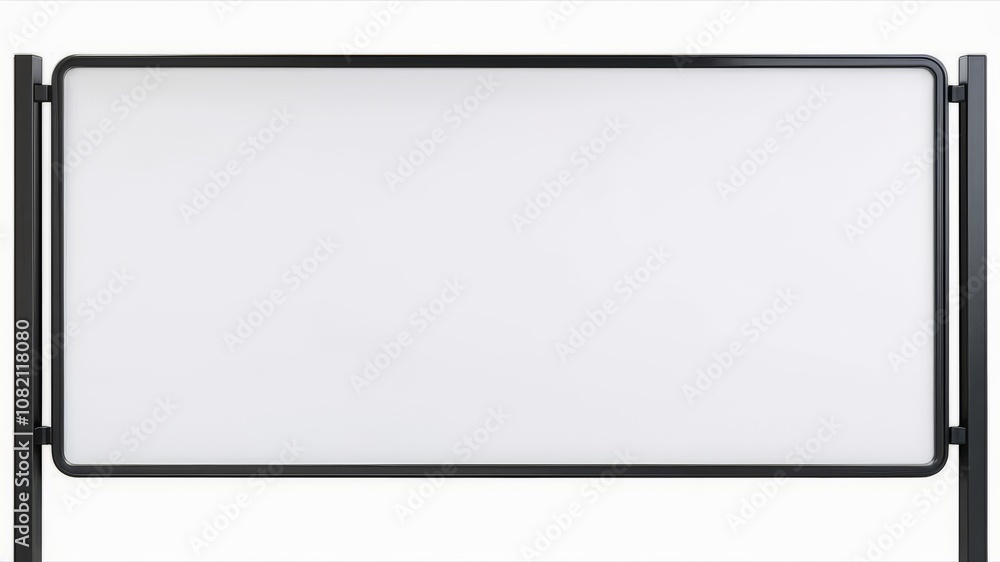 Blank A-Frame Signboard Mockup Blank A-Frame Signboard Mockup