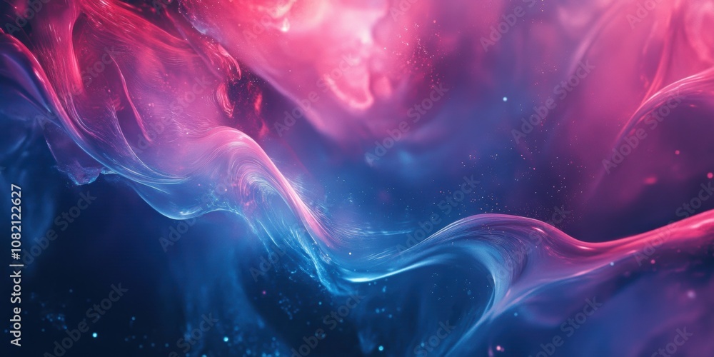 Obraz premium digital background for network abilities, technological processes. pimk and blue colors