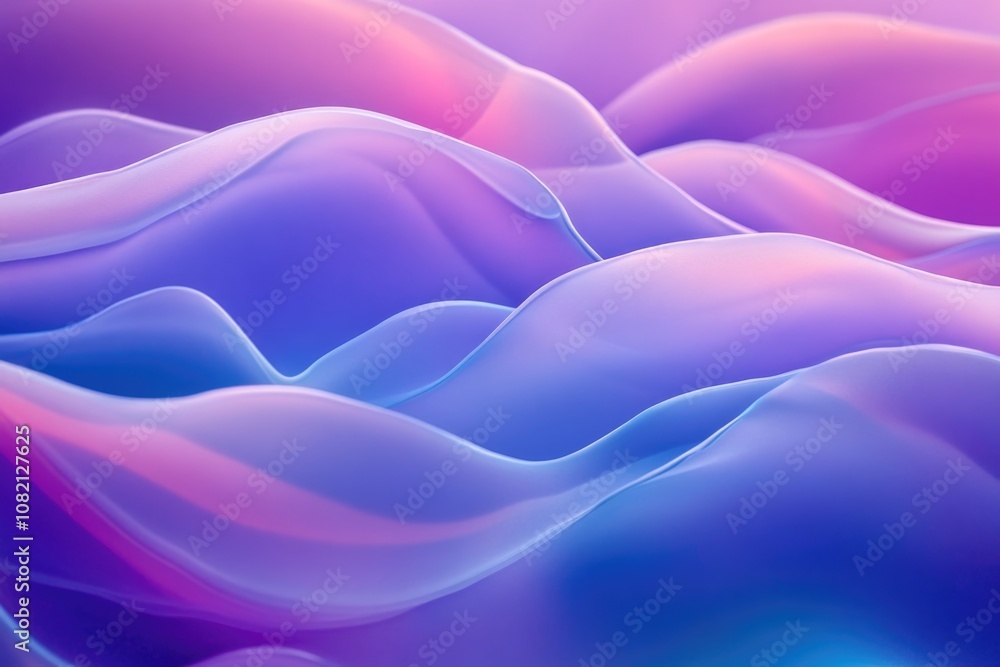 Fototapeta premium Close-up view of a vibrant purple and blue background, great for digital art or design