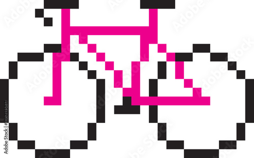 Bicycle Pixel Icon