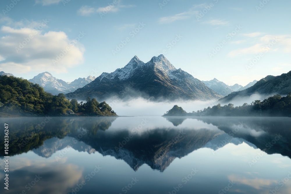 Tranquil reflection mountain lake nature photography serene environment wide angle peaceful concept Tranquil reflection mountain lake nature photography serene environment wide angle peaceful concept