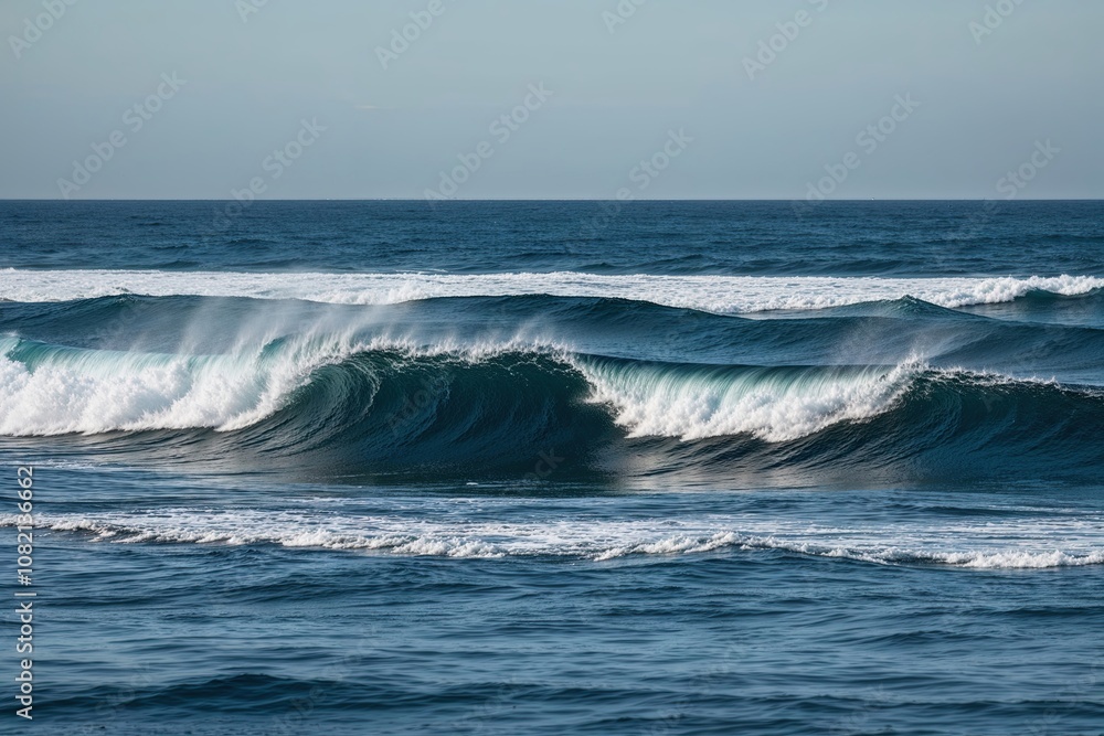 Dynamic Ocean Surface Waves on Isolated Background for Visual Impact Dynamic Ocean Surface Waves on Isolated Background for Visual Impact